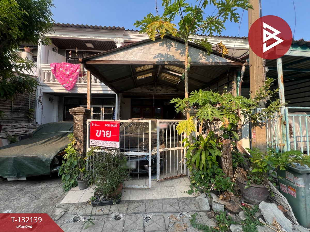 For SaleTownhomeSamut Prakan,Samrong : Townhouse for sale Chat Phet Village Red Thorn-Bang Phli, Samut Prakan