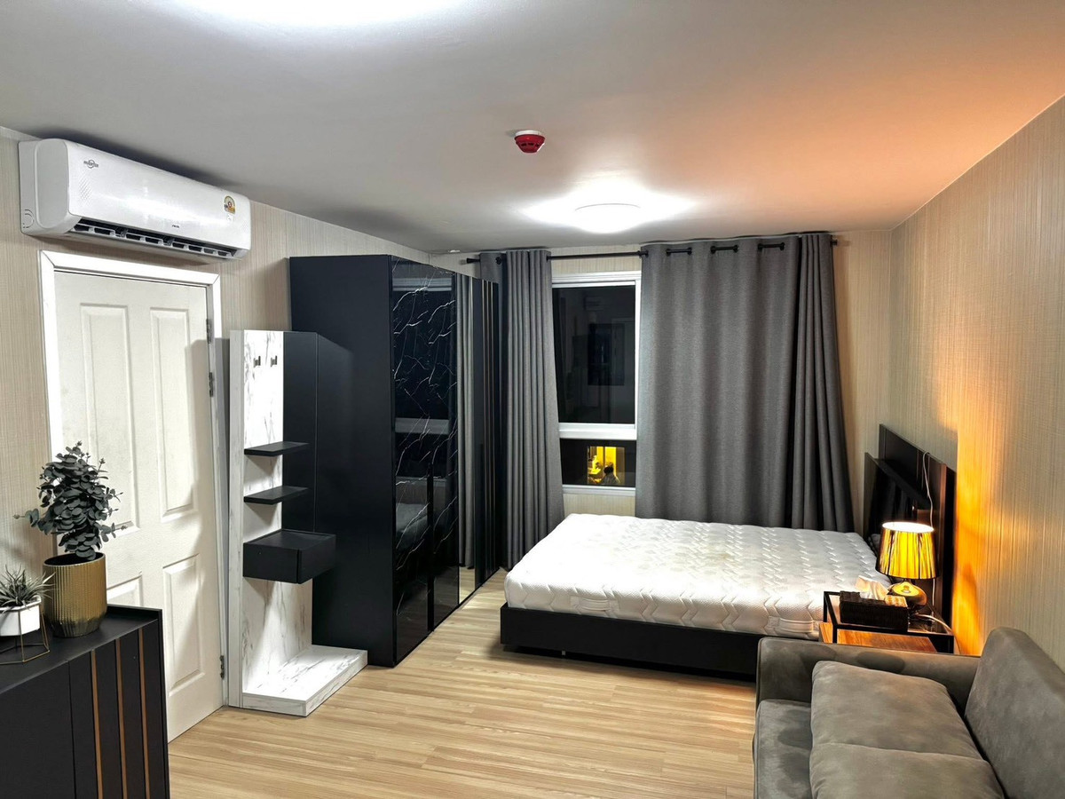 For SaleCondoPathum Thani,Rangsit, Thammasat : ME2500672 Just carry your bags and move in! Plum Condo Phahonyothin 89 Phase 5B, large room