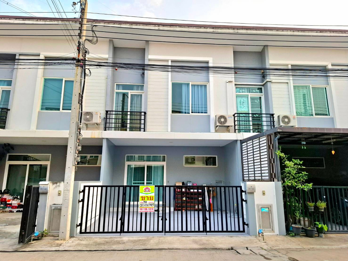 For SaleTownhomeBangna, Bearing, Lasalle : Townhome for sale, 2 floors, 19.6 square meters, Casa City project, Bangna.