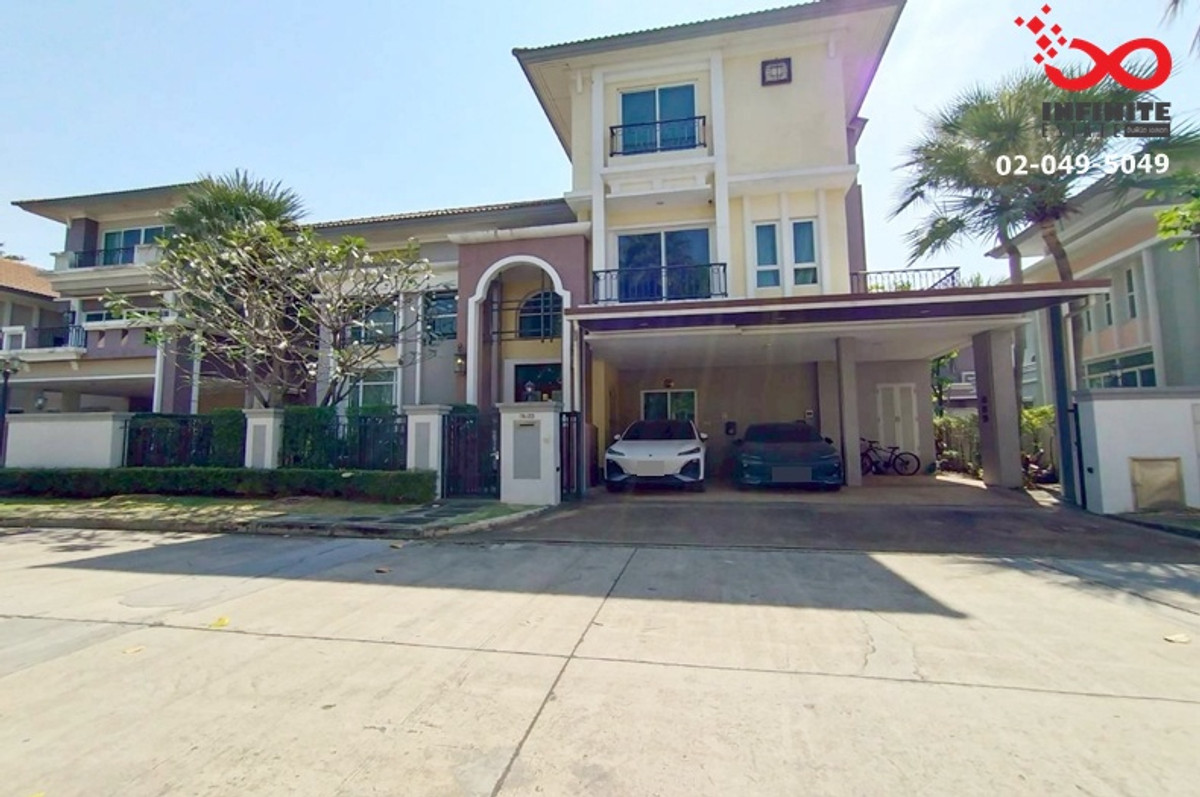 ขายบ้านนวมินทร์ รามอินทรา : ขายบ้านเดี่ยว 3 ชั้น แกรนด์ บางกอกบูเลอวาร์ด รัชดา-รามอินทรา 2 ต้นโครงการ ใกล้คลับเฮ้าส์