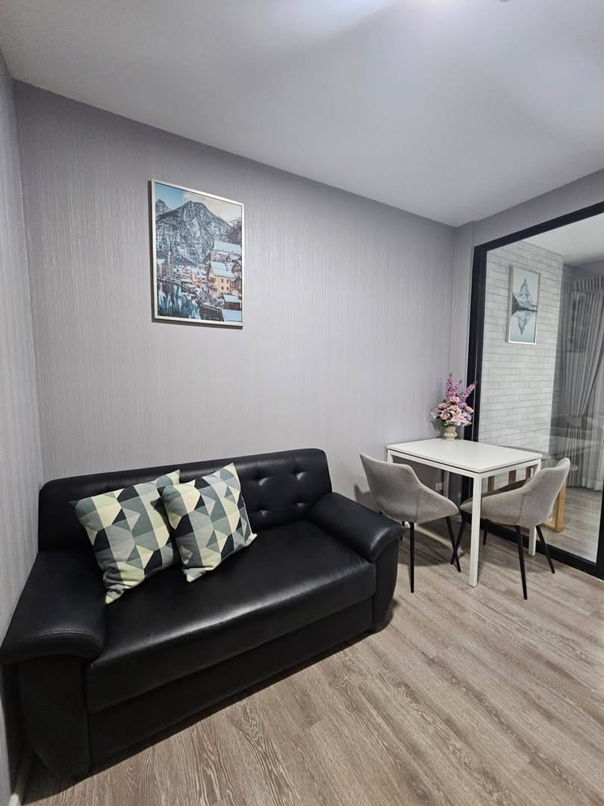 ให้เช่าคอนโดสมุทรปราการ สำโรง : 🌟 คอนโดแต่งใหม่ วิวสูง ติด BTS ทิพวัล Renovate ใหม่ทั้งห้อง! เฟอร์ฯ