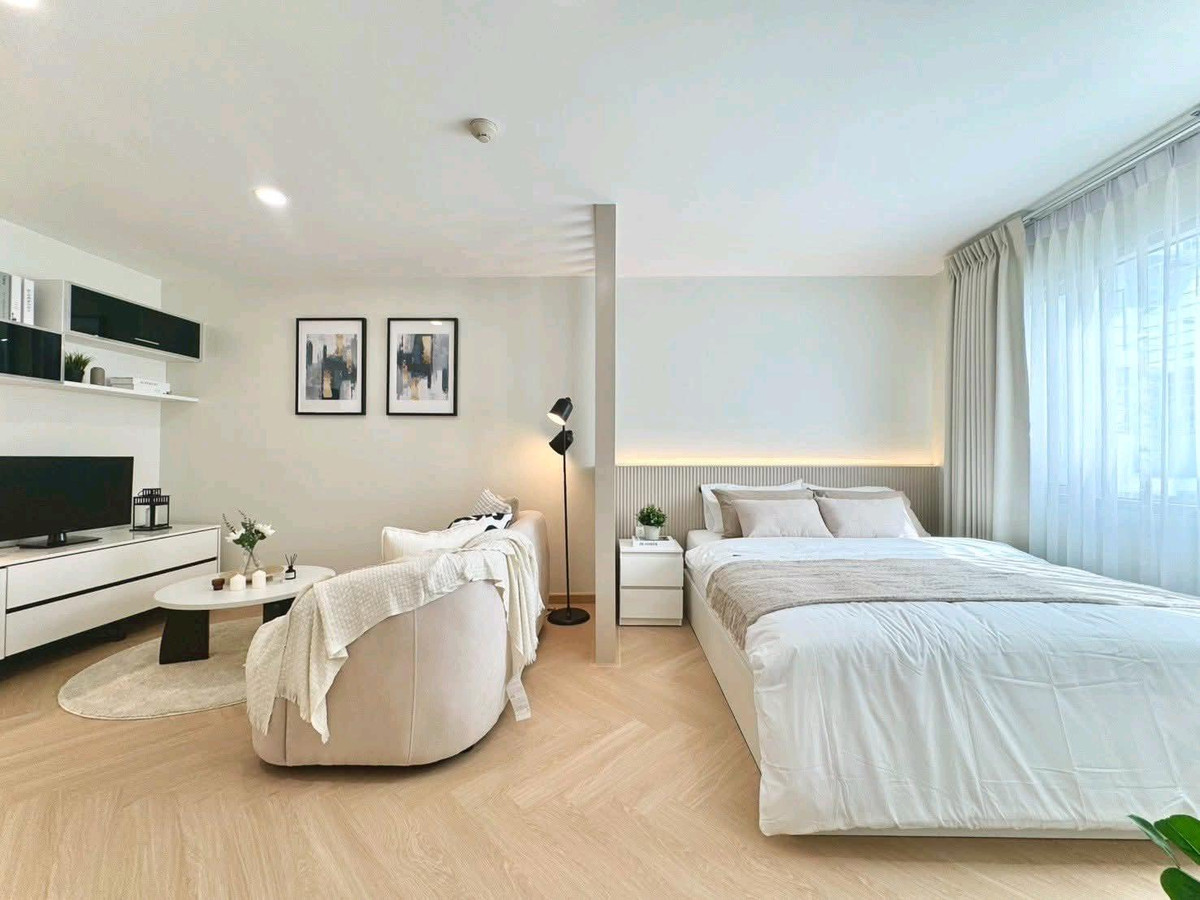 ขายคอนโดลาดพร้าว เซ็นทรัลลาดพร้าว : ขายห้อง Studio รีโนเวทใหม่ ห้องสวยมา ขนาด 30 ตรม ชั้น 5