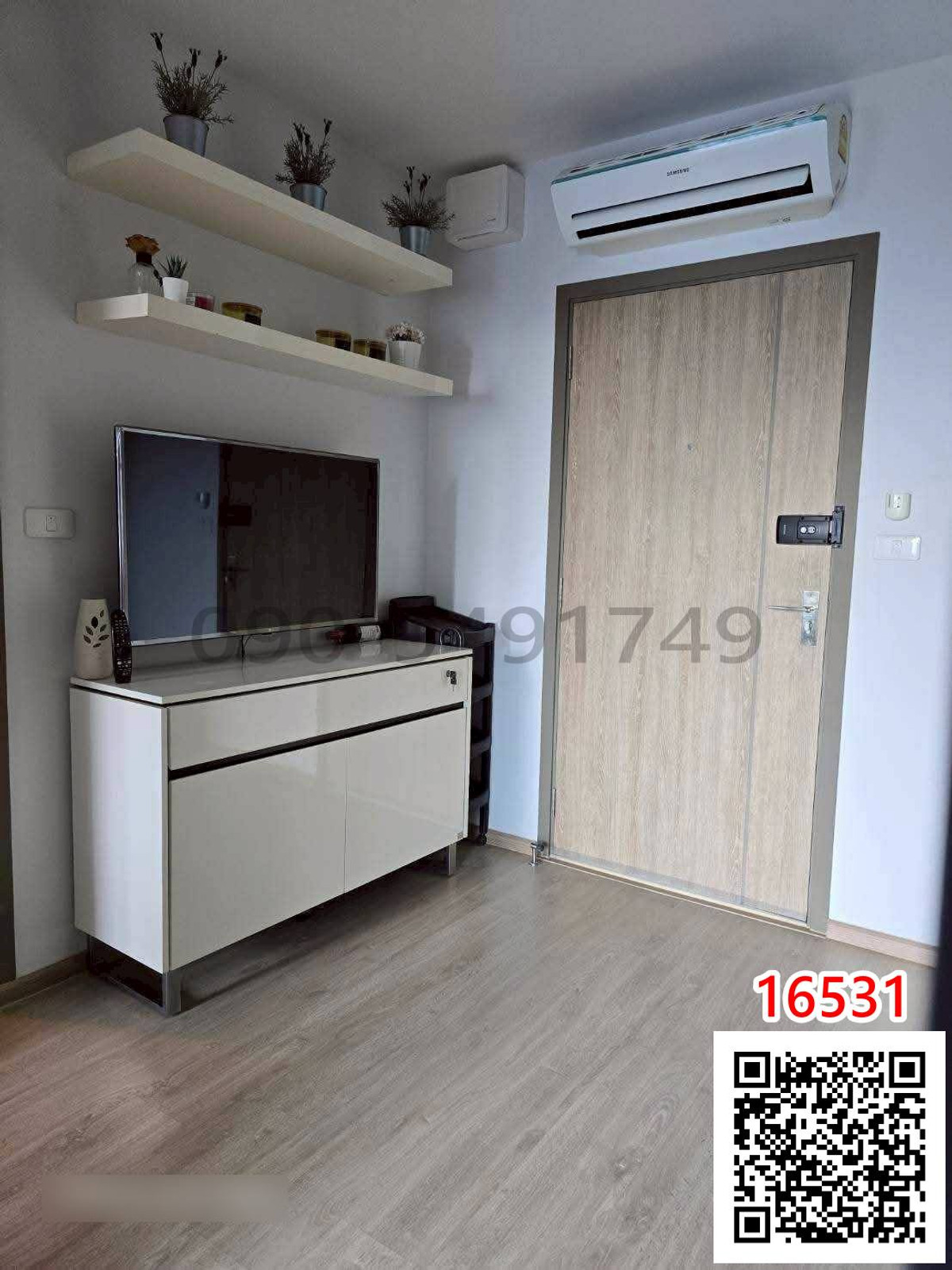 For RentCondoBangna, Bearing, Lasalle : Condo for rent, Ideo O2, 8th floor, Building B, near BTS Bangna.