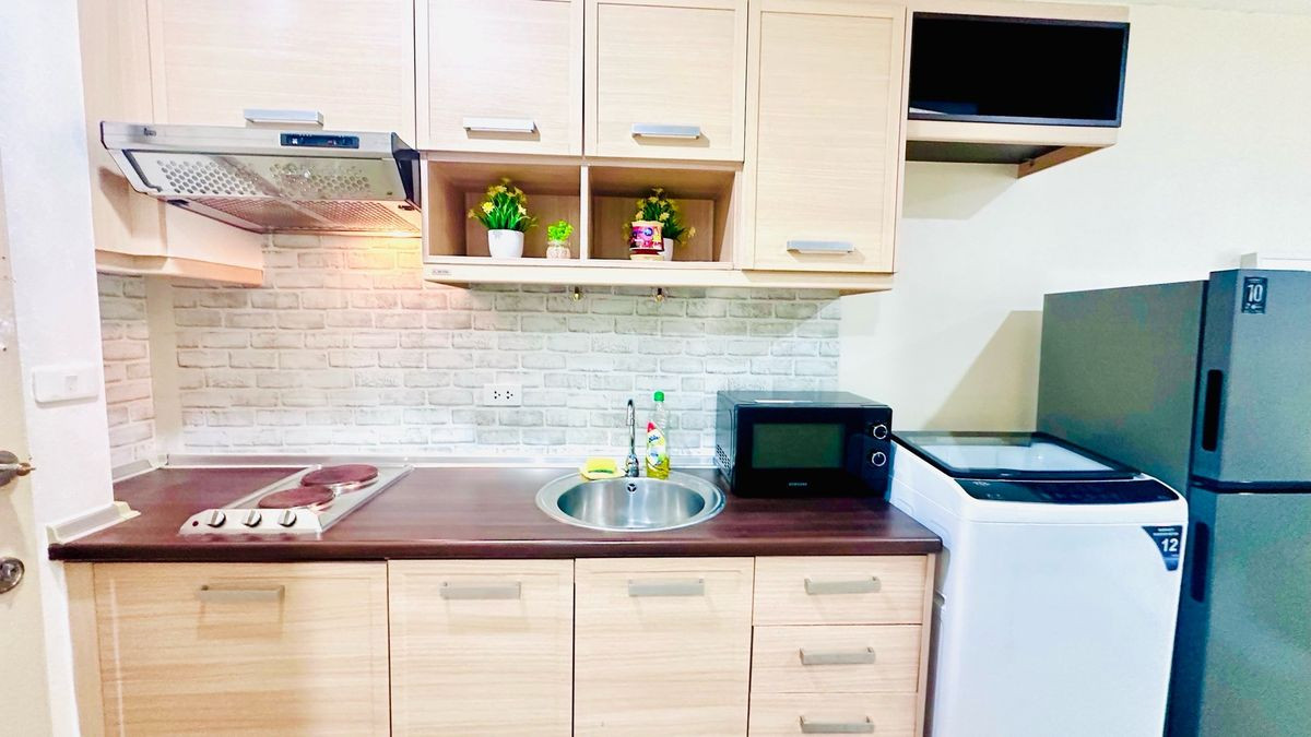 CondoThaphra, Talat Phlu, Wutthakat : Metro Park Sathorn【𝐒𝐄𝐋𝐋 & 𝐑𝐄𝐍𝐓】🔥Perfectly sized room with clear separation of spaces, ideal for long-term living🔥 Contact Line ID: @hacondo