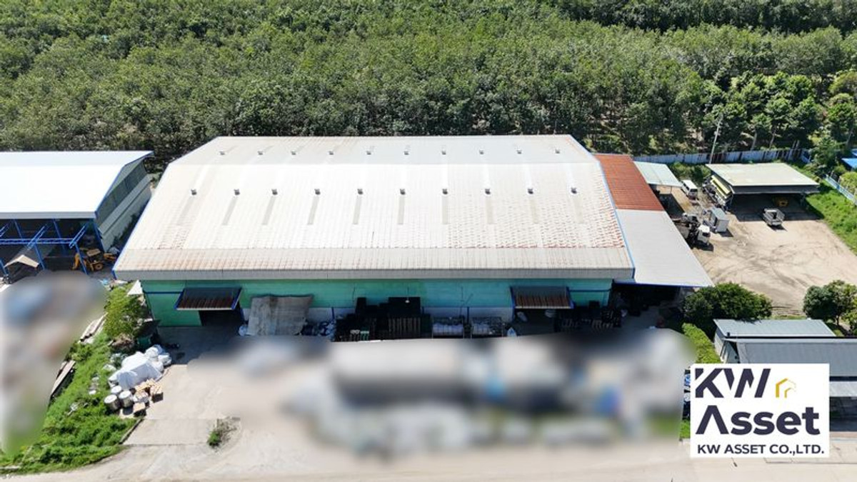 For SaleFactoryRayong : Factory for sale with land 24-1-10 rai with factory certificate 4 105, 53(5) Location Phananikom Subdistrict, Nikhom Phatthana District, Rayong Province 🟪Purple pattern land #KWASSET