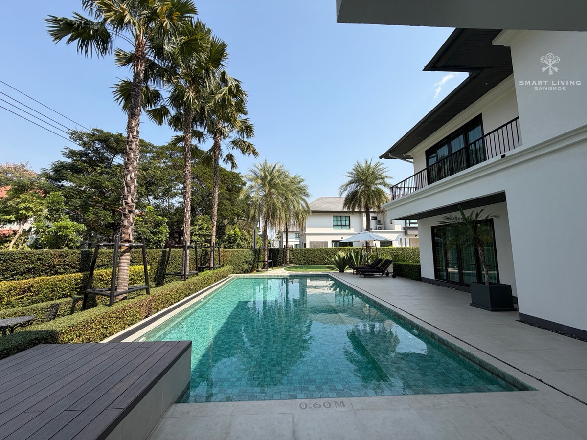 ขายบ้านแจ้งวัฒนะ เมืองทอง : บ้านหรูพร้อมลิฟต์ส่วนตัวและสระว่ายน้ำ ที่นิชดา โอนิกซ์ บ้านเดี่ยวกว้างขวาง ออกแบบในสไตล์ Art Deco หรูหรา สร้างด้วยวัสดุนำเข้าระดับพรีเมียม