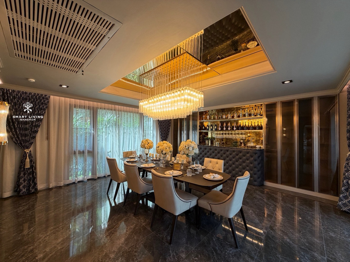 ขายบ้านแจ้งวัฒนะ เมืองทอง : บ้านหรูพร้อมลิฟต์ส่วนตัวและสระว่ายน้ำ ที่นิชดา โอนิกซ์ บ้านเดี่ยวกว้างขวาง ออกแบบในสไตล์ Art Deco หรูหรา สร้างด้วยวัสดุนำเข้าระดับพรีเมียม