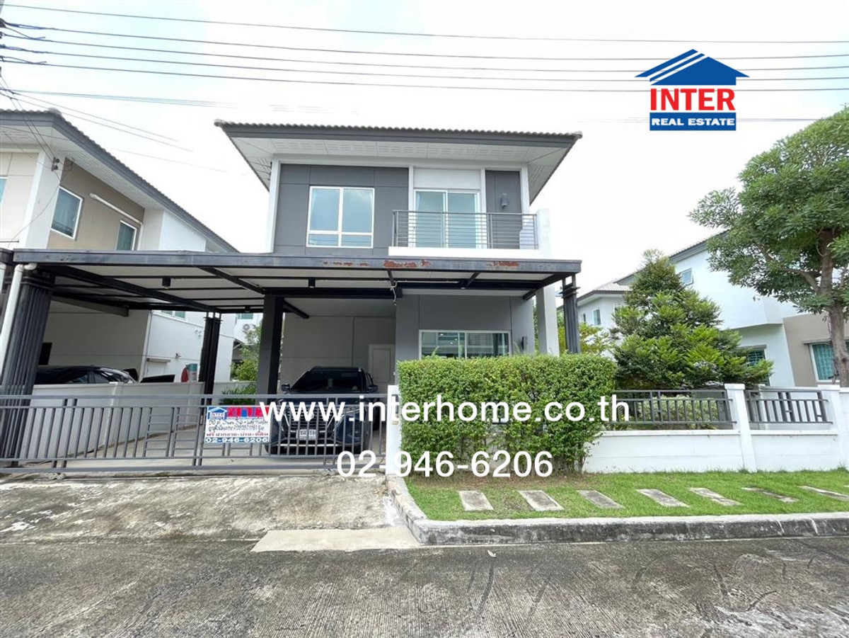 For SaleHouseNonthaburi, Bang Yai, Bangbuathong : 2-story detached house, 50 sq m, Centro Westgate Village, near the Purple Line, Khlong Bang Phai, Khlong Bang Phai Road. Kanchanaphisek Road, Bang Bua Thong, Nonthaburi