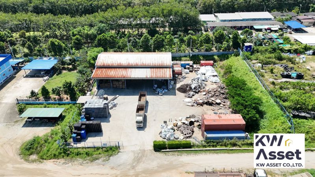 For SaleFactoryRayong : Factory for sale with land 24-1-10 rai with factory certificate 4 105, 53(5) Location Phananikom Subdistrict, Nikhom Phatthana District, Rayong Province 🟪Purple pattern land #KWASSET
