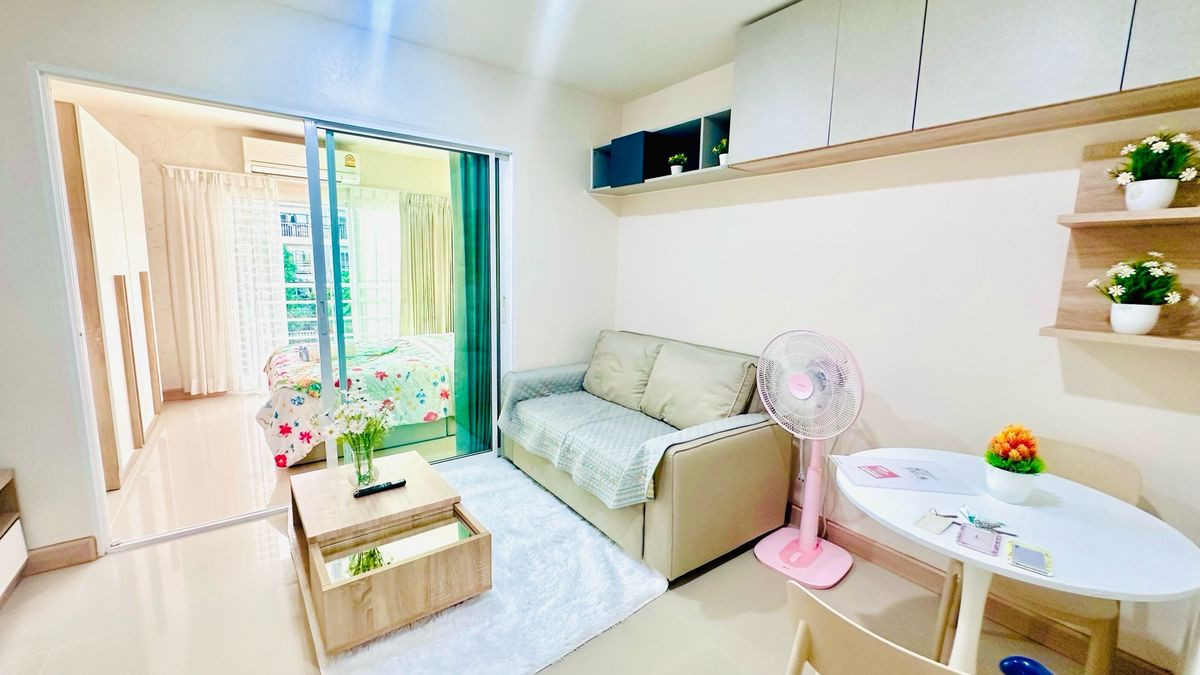 CondoThaphra, Talat Phlu, Wutthakat : Metro Park Sathorn【𝐒𝐄𝐋𝐋 & 𝐑𝐄𝐍𝐓】🔥Perfectly sized room with clear separation of spaces, ideal for long-term living🔥 Contact Line ID: @hacondo