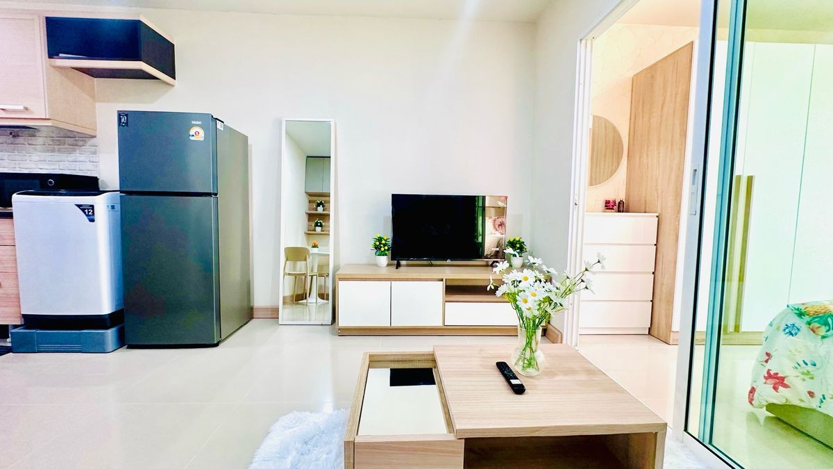 CondoThaphra, Talat Phlu, Wutthakat : Metro Park Sathorn【𝐒𝐄𝐋𝐋 & 𝐑𝐄𝐍𝐓】🔥Perfectly sized room with clear separation of spaces, ideal for long-term living🔥 Contact Line ID: @hacondo