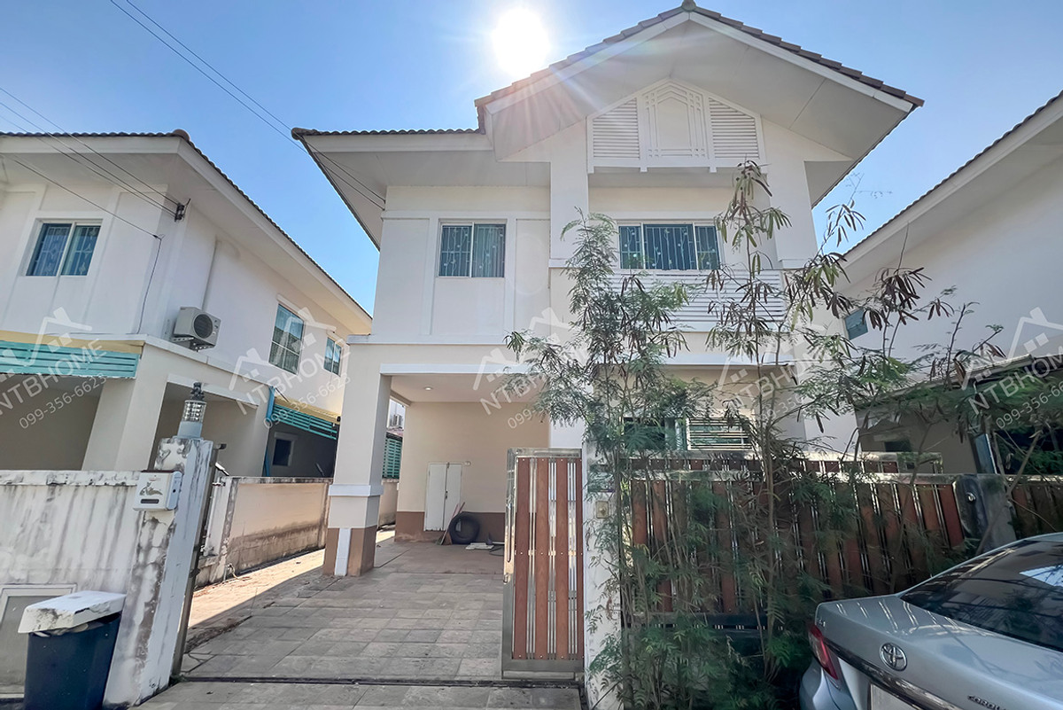 ขายบ้านพระราม 5 ราชพฤกษ์ บางกรวย : แลนซีโอ วงแหวน-พระราม5 (ศรีประวัติ) ต้นโครงการ สภาพดี เดินทางสะดวกใกล้ทางด่วน