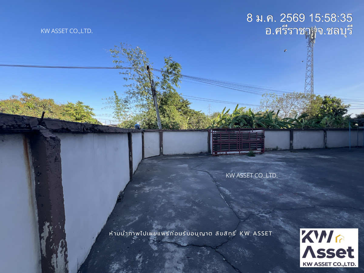For SaleWarehouseSriracha Laem Chabang Ban Bueng : 🕋 Warehouse/warehouse for sale 2-2-62 rai, warehouse area: 3,200 sq m, near Laem Chabang, Chonburi #KWASSET