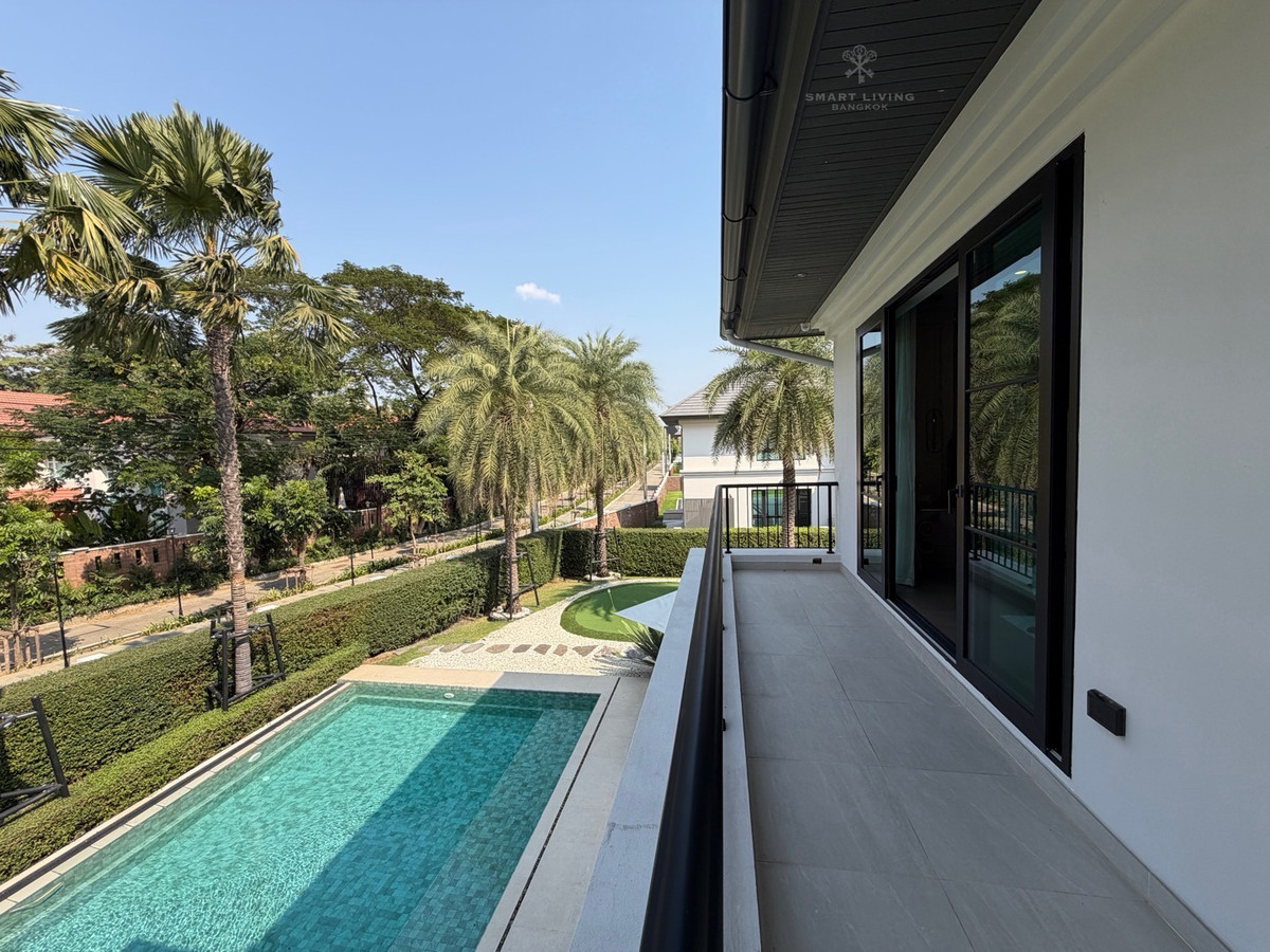 ขายบ้านแจ้งวัฒนะ เมืองทอง : บ้านหรูพร้อมลิฟต์ส่วนตัวและสระว่ายน้ำ ที่นิชดา โอนิกซ์ บ้านเดี่ยวกว้างขวาง ออกแบบในสไตล์ Art Deco หรูหรา สร้างด้วยวัสดุนำเข้าระดับพรีเมียม