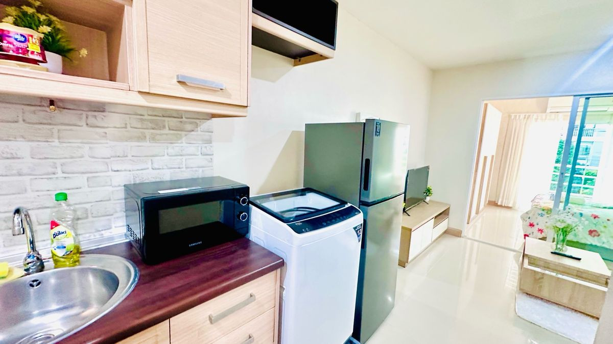 CondoThaphra, Talat Phlu, Wutthakat : Metro Park Sathorn【𝐒𝐄𝐋𝐋 & 𝐑𝐄𝐍𝐓】🔥Perfectly sized room with clear separation of spaces, ideal for long-term living🔥 Contact Line ID: @hacondo