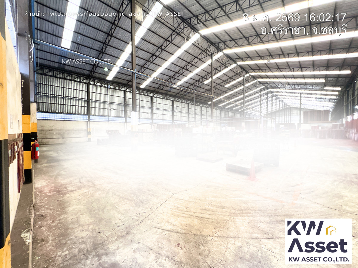 For SaleWarehouseSriracha Laem Chabang Ban Bueng : 🕋 Warehouse/warehouse for sale 2-2-62 rai, warehouse area: 3,200 sq m, near Laem Chabang, Chonburi #KWASSET