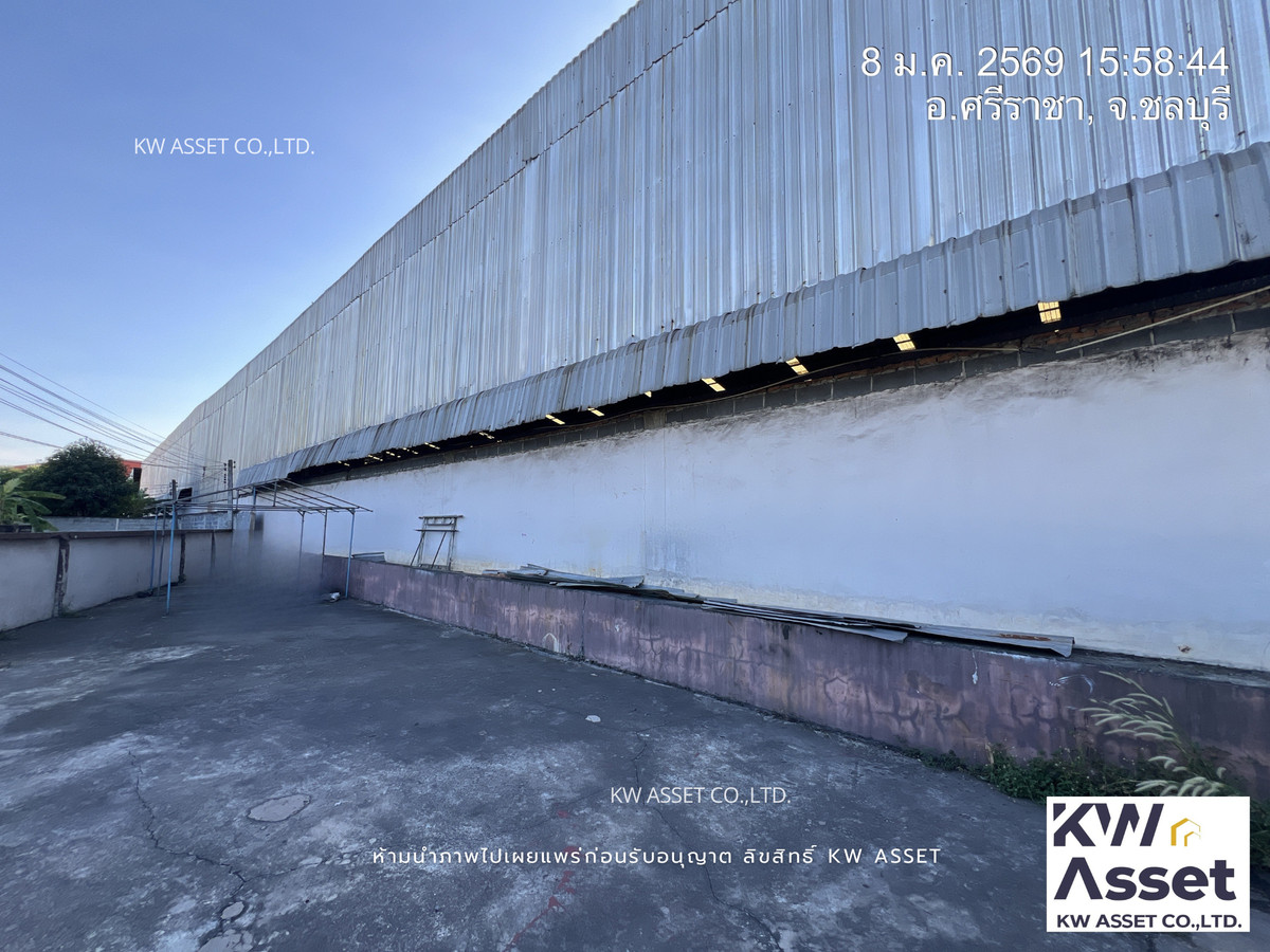 For SaleWarehouseSriracha Laem Chabang Ban Bueng : 🕋 Warehouse/warehouse for sale 2-2-62 rai, warehouse area: 3,200 sq m, near Laem Chabang, Chonburi #KWASSET