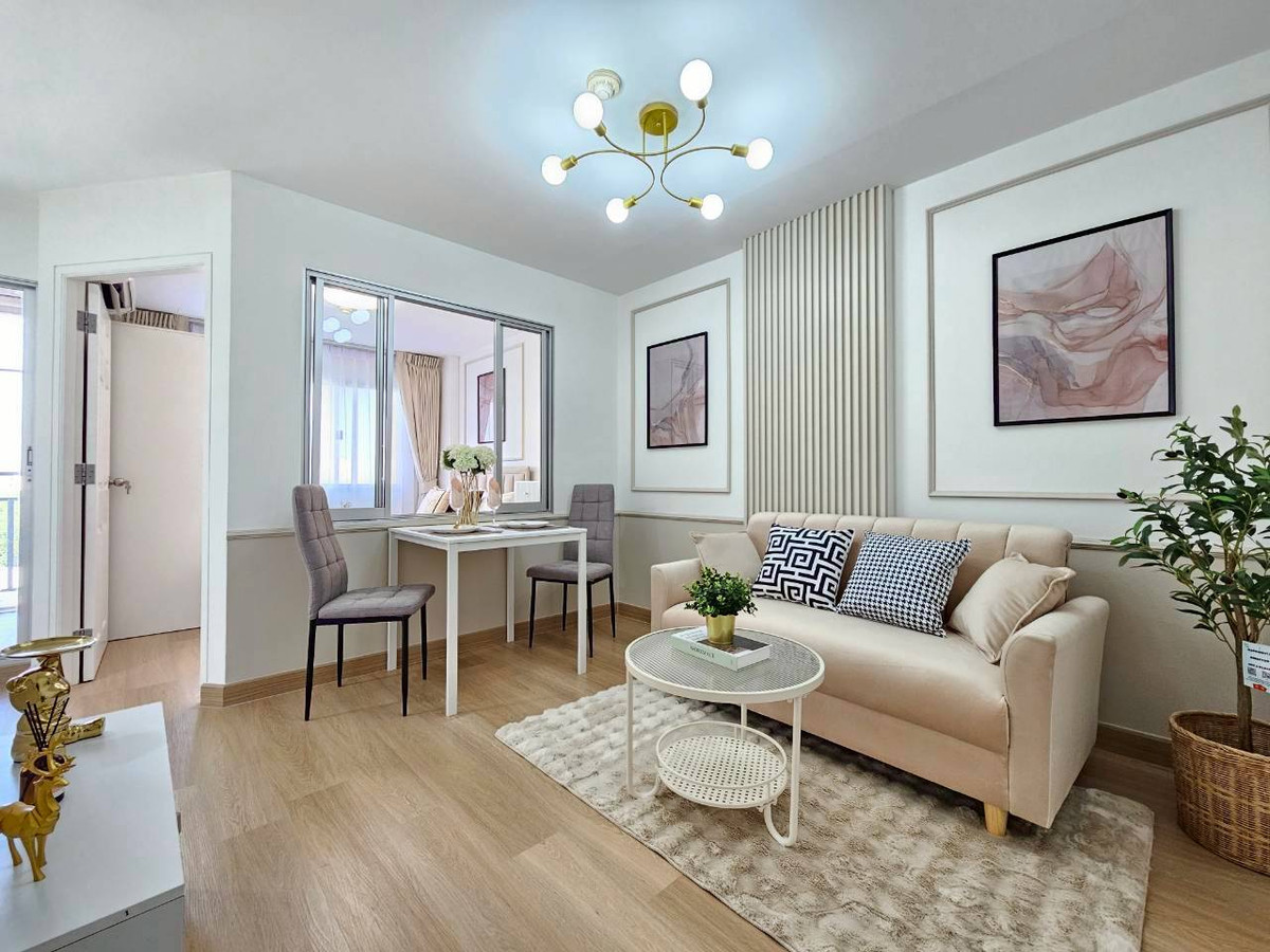 For SaleCondoRamkhamhaeng, Hua Mak : K-6730 for sale! Beautiful room, newly decorated, high floor, open view, LPN Bodindecha, ready to move in.