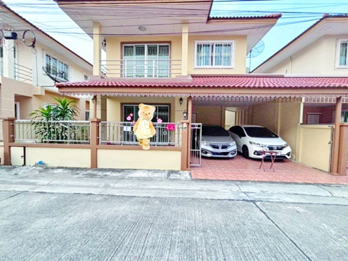 ให้เช่าบ้านบางนา แบริ่ง ลาซาล : บ้านเดี่ยว 2 ชั้นให้เช่า 3นอน 2 น้ำ 36ตร.ว. 150ตร.ม. 2คันเพอร์เฟค ตลาดบางแก้ว 900 ม. เมกาบางนา 3 กม.BTS ศรีนครินทร์