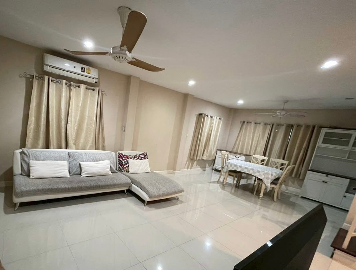 ให้เช่าบ้านสมุทรปราการ สำโรง : ให้เช่าบ้านเดี่ยว บ้านริมสวน ซีนเนอรี่ บางนา เฟอร์ครบ ใกล้ mega bangna 