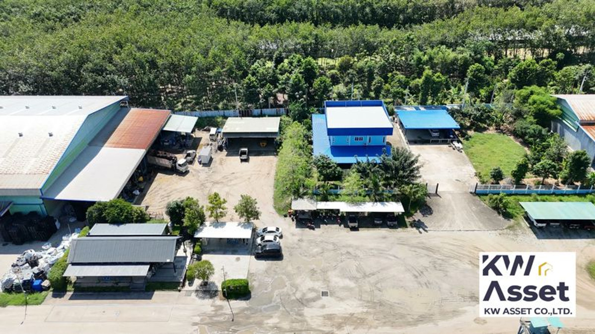 For SaleFactoryRayong : Factory for sale with land 24-1-10 rai with factory certificate 4 105, 53(5) Location Phananikom Subdistrict, Nikhom Phatthana District, Rayong Province 🟪Purple pattern land #KWASSET