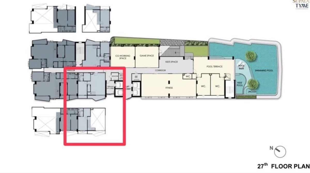 ขายคอนโดวงเวียนใหญ่ เจริญนคร : ขายคอนโด Supalai Tyme Charoennakhon ราคา 10,527,000 บาท [MKs260120]