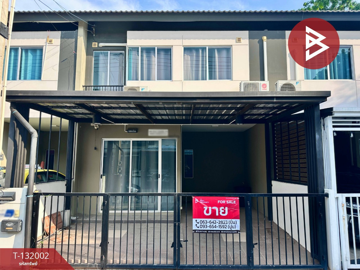 For SaleTownhomePattaya, Bangsaen, Chonburi : Townhouse for sale  Baan Pruksa122 Amata-By Pass (Baan Pruksa122 Amata-By Pass) Chonburi