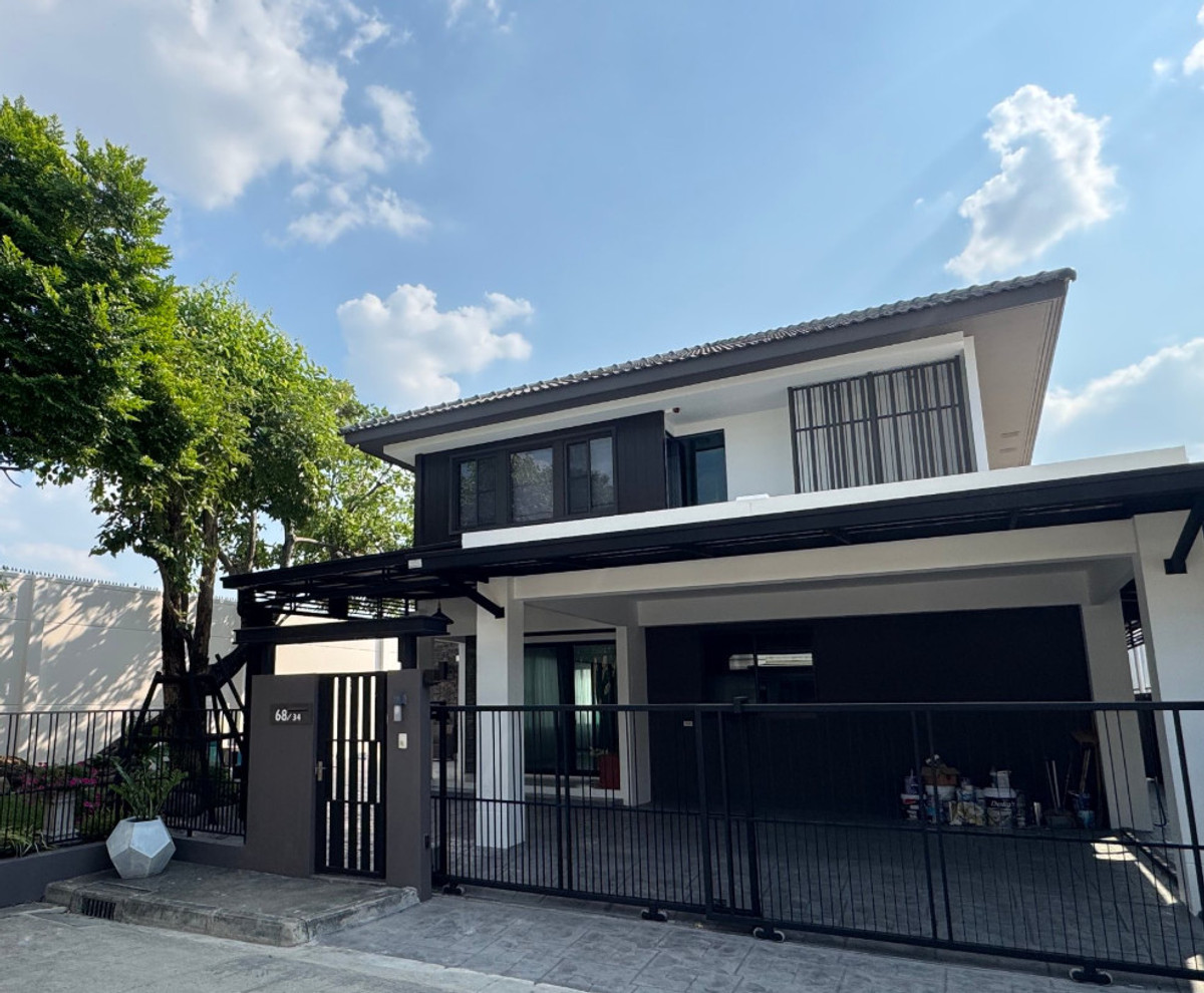 ให้เช่าบ้านบางนา แบริ่ง ลาซาล : ให้เช่า4 นอน  บ้านเดี่ยวหมู่บ้านมัณฑนา บางนา กม.7 รีโนเวทใหม่ทั้งหลัง