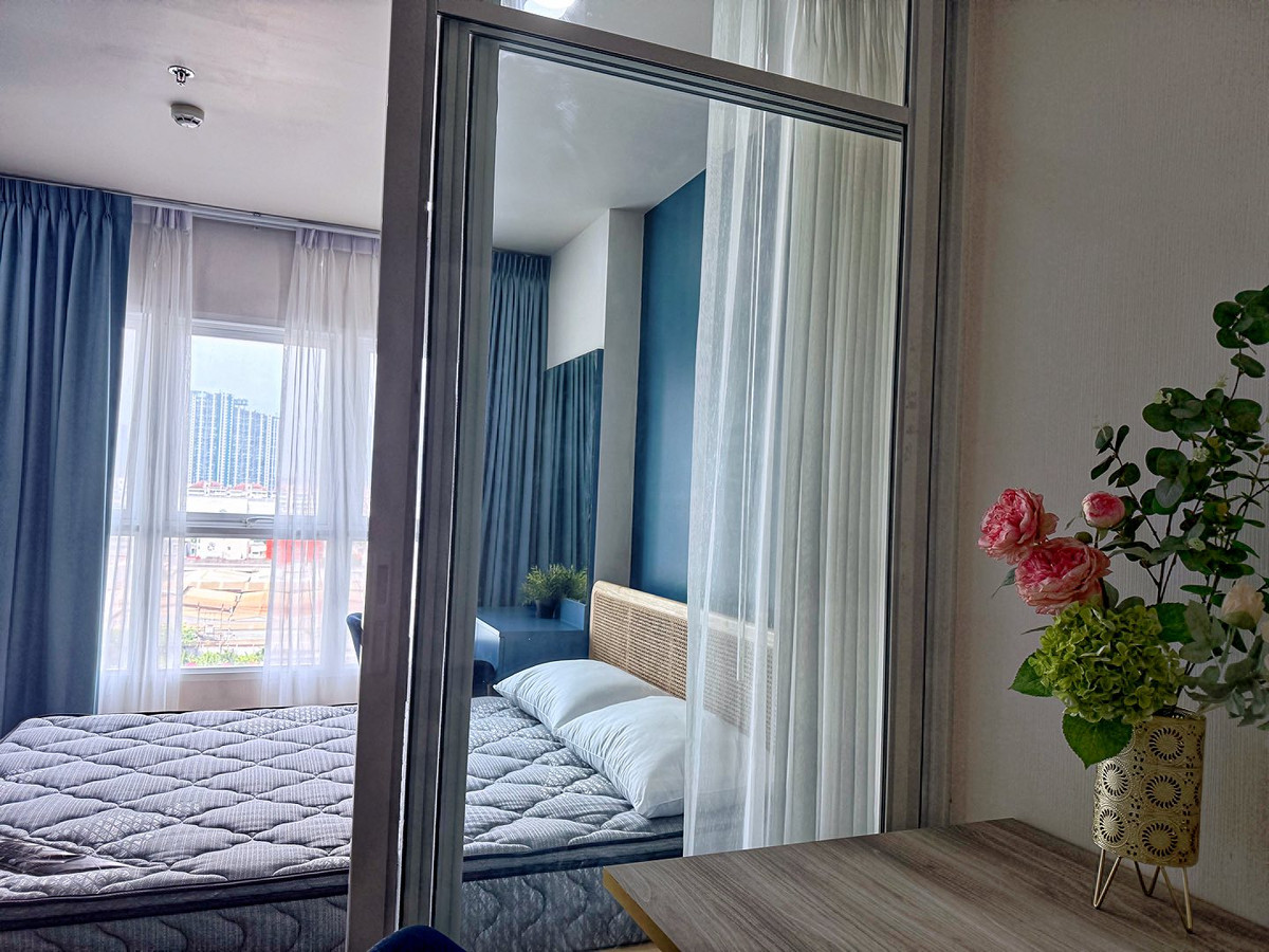 For RentCondoRamkhamhaeng, Hua Mak : PFD-07944 For rent Supalai Veranda Ramkhamhaeng, next to MRT, orange, 1 bedroom, 35 sq m., 7th floor, Building B.