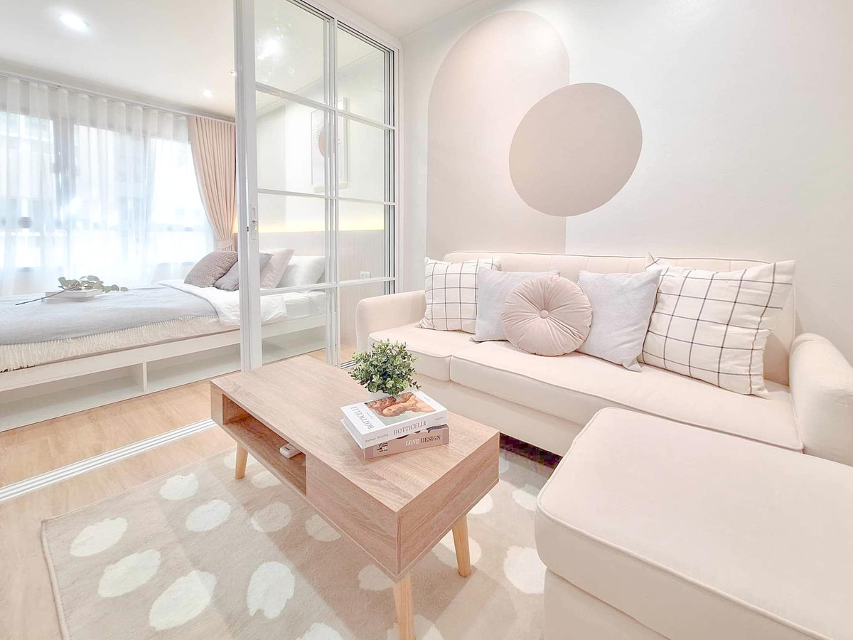 For SaleCondoRamkhamhaeng, Hua Mak : Condo for sale Lumpini Ville Ramkhamhaeng 26, beautiful room with all new furniture.