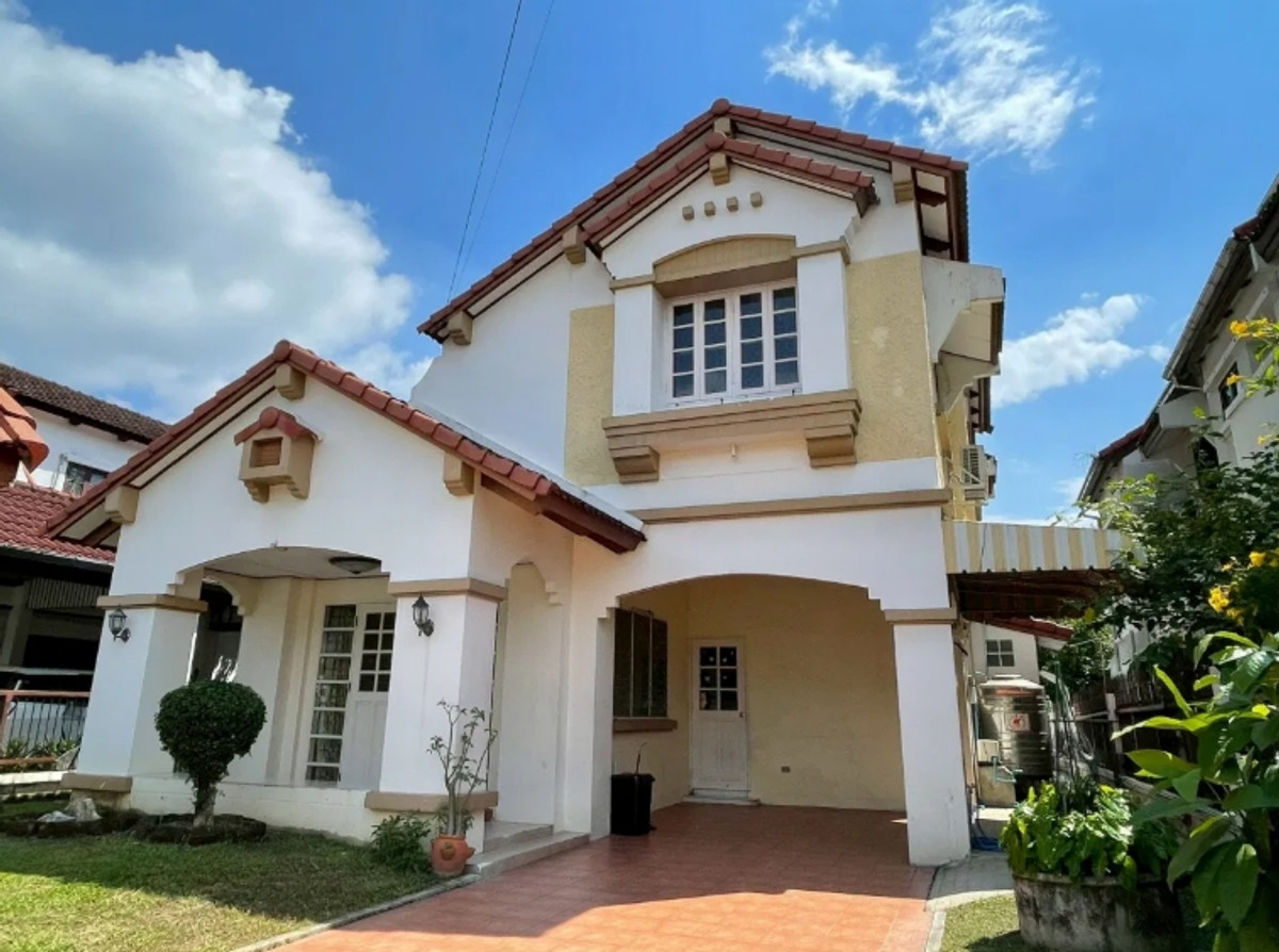 For RentHouseChaengwatana, Muangthong : ✨ For rent, detached house, area 120 sq m, Prachachuen Village, 2 floors, 4 bedrooms, 3 bathrooms 🏡💖