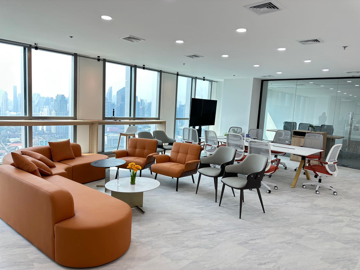 For RentOfficeRama9, Petchburi, RCA : 🏢Office for rent ready to move in 📍Wokii (V one Tower Building - Rama 9) Special promotion 900 baht/sq m 📣