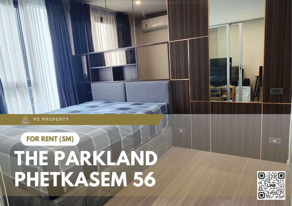 For RentCondoBang kae, Phetkasem : For Rent ✨ The Parkland Phetkasem 56 ✨ Fully furnished with appliances. Near MRT Phasi Charoen.