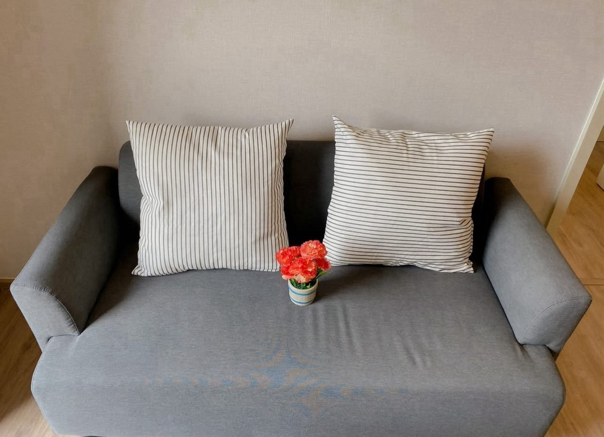 For RentCondoOnnut, Udomsuk : For rent, The base sukhumvit 50, 5th floor, size 32 sq m., price 14,500 baht, near the expressway, near BTS Bang Chak-On Nut.