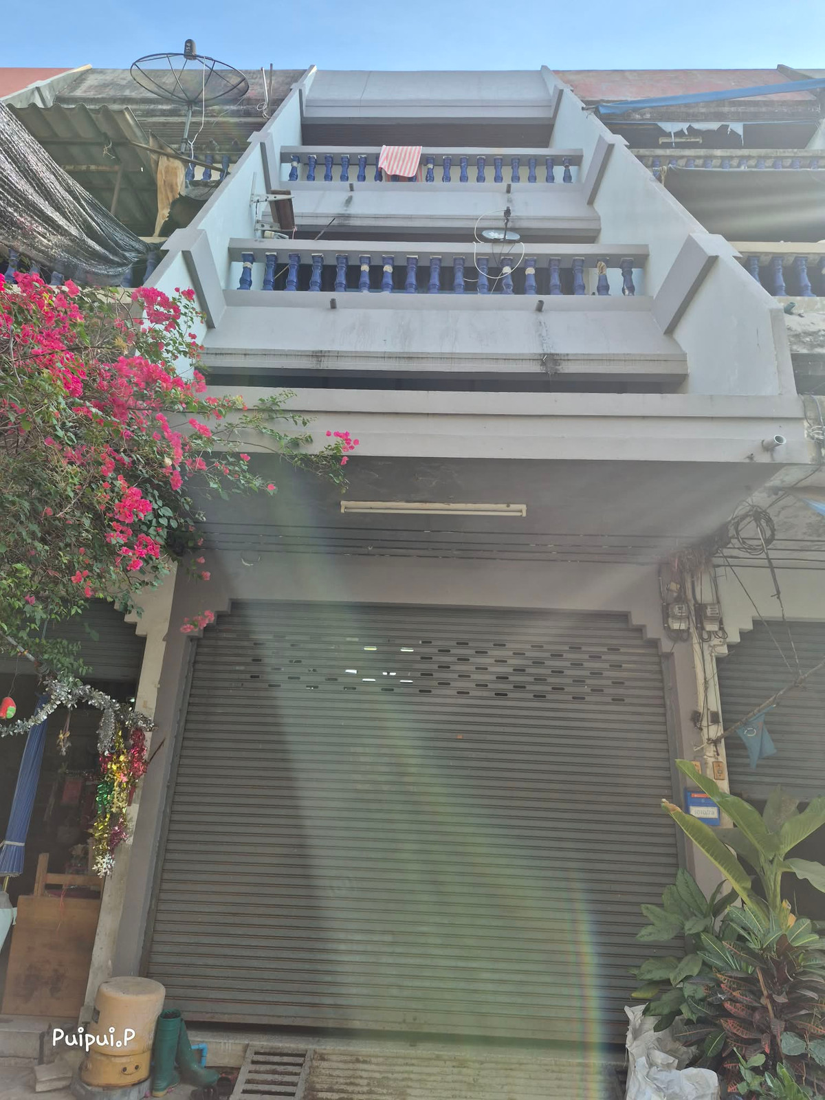 For SaleShop HouseMahachai Samut Sakhon : Commercial buildings for sale Mahachai city location Dense community area