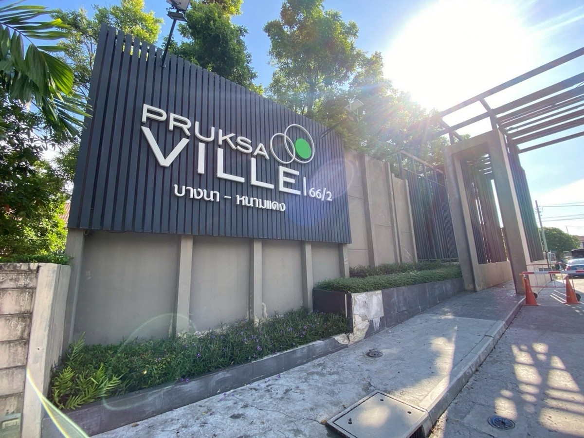 For SaleTownhomeSamut Prakan,Samrong : 🎉2 floors, Pruksa Ville, best price in the project🎉