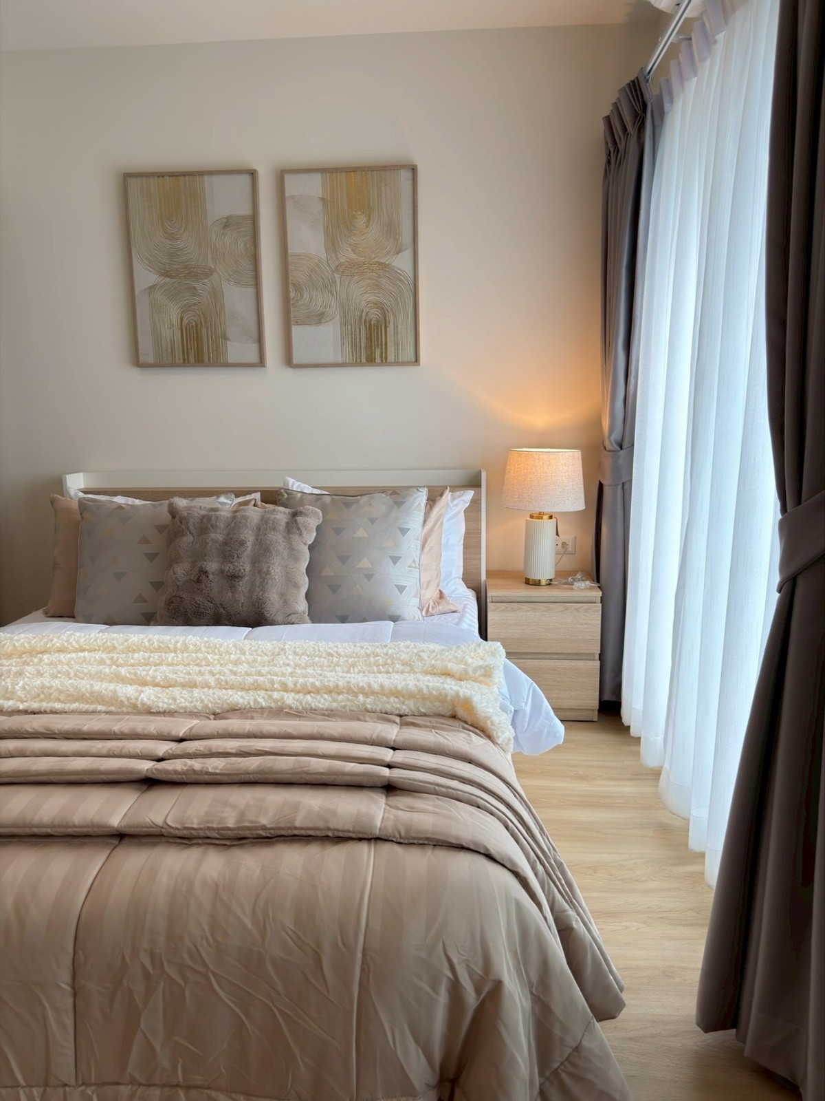 For SaleCondoPinklao, Charansanitwong : Condo for sale Lumpini Ville Charan-Fai Chai, near Siriraj, near MRT Charan 13, complete central garden, 1 bedroom, 29 sq m., fully furnished, ready to move in, convenient travel to Siriraj Hospital, Central Pinklao, Thammasat University (Tha Phrachan), P