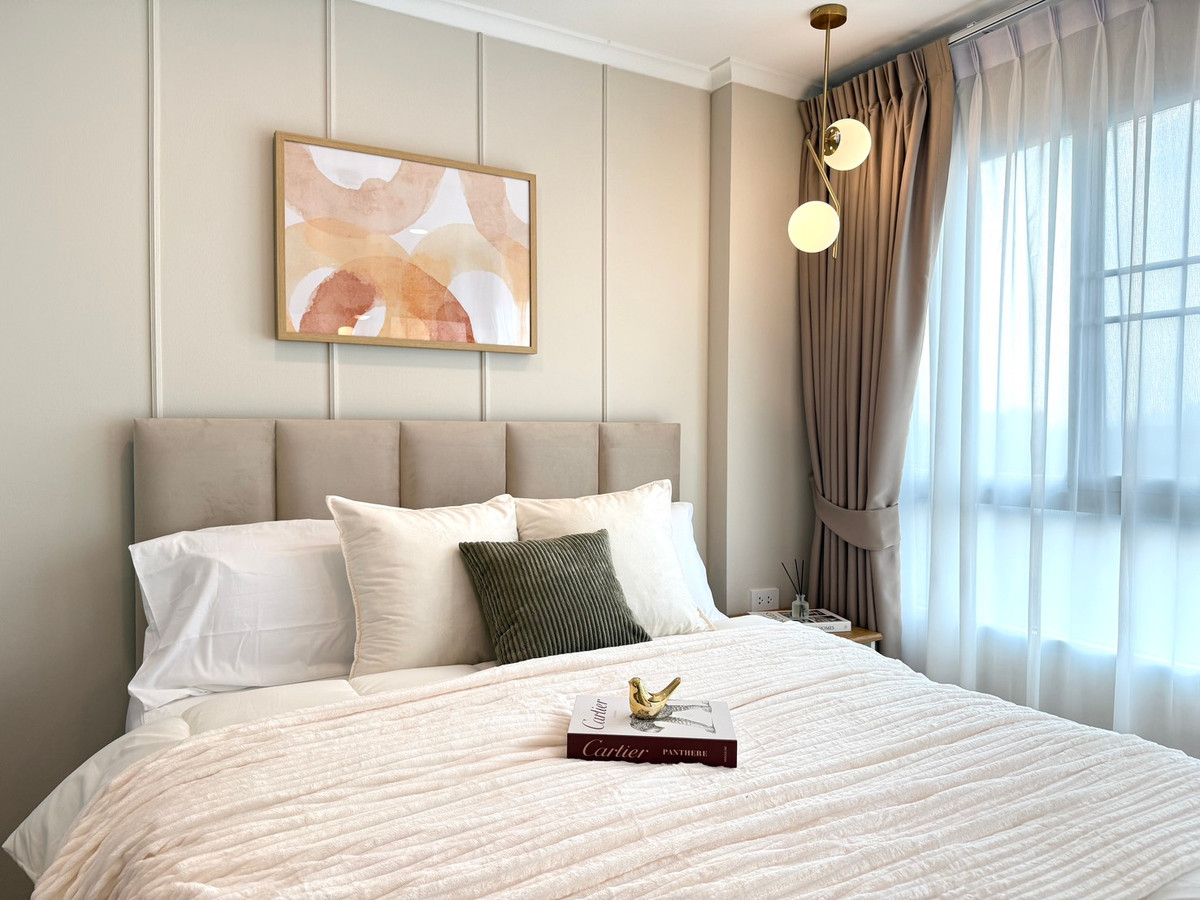 For SaleCondoRamkhamhaeng, Hua Mak : Condo for sale Lumpini Ville Ramkhamhaeng 26, beautiful room with all new furniture.