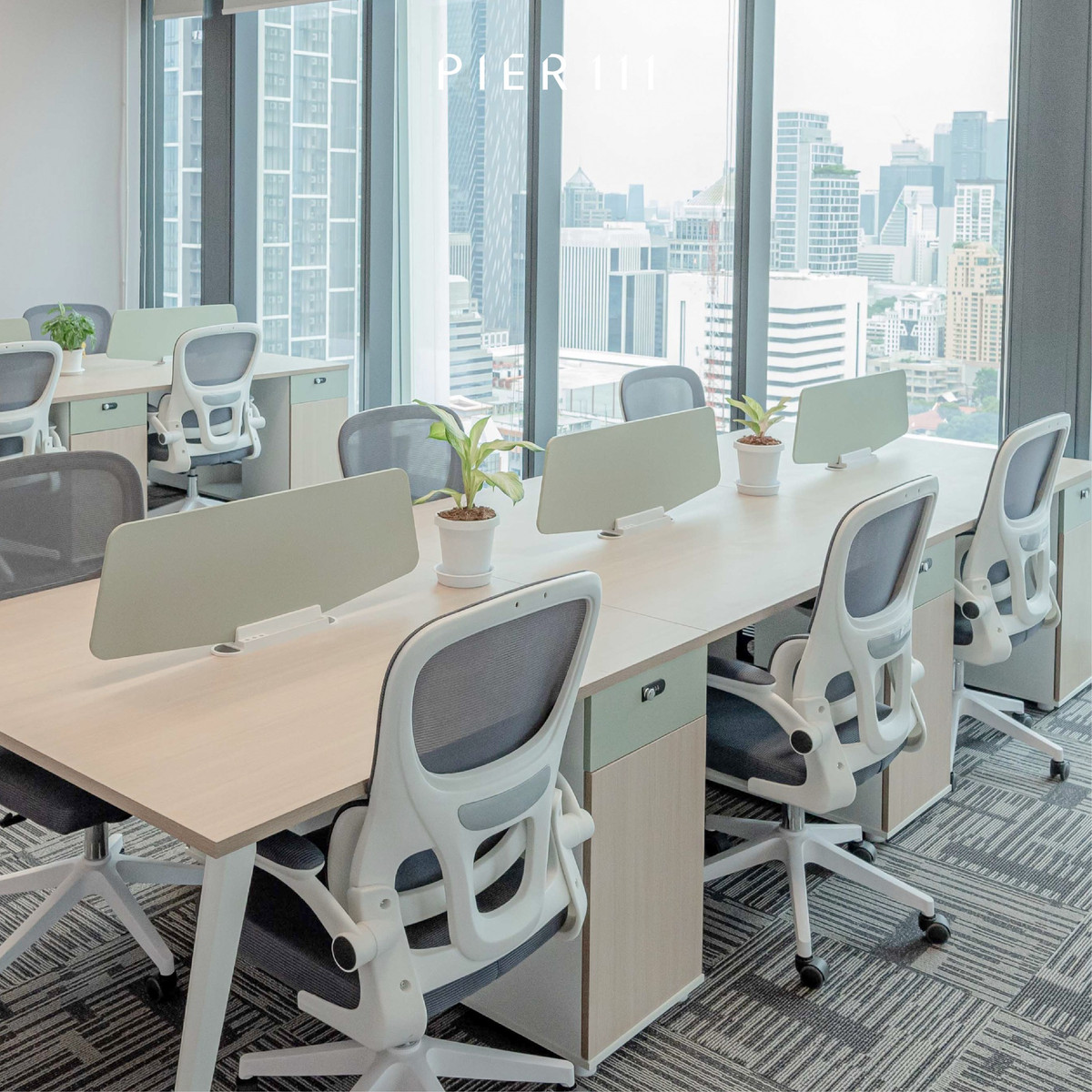 For RentOfficeWitthayu, Chidlom, Langsuan, Ploenchit : ✨ Office for rent, ready to move in. In the heart of Central World Mall -Pratunam Platinum ✨