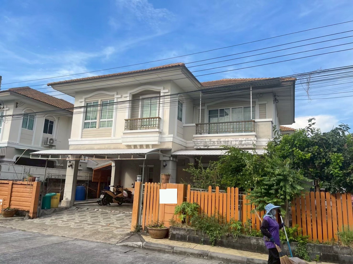 ขายบ้านลาดกระบัง สุวรรณภูมิ : หลังมุม 88.8ตรว 3นอน3น้ำ บ้านเดี่ยว 2 ชั้น ภัสสร เพรสทีจ อ่อนนุช  