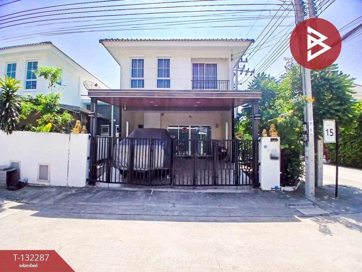For SaleSamut Prakan,Samrong : Semi-detached house for sale, Pruksa Village Theparak-Muang Mai Project 1, Bang Bo, Samut Prakan
