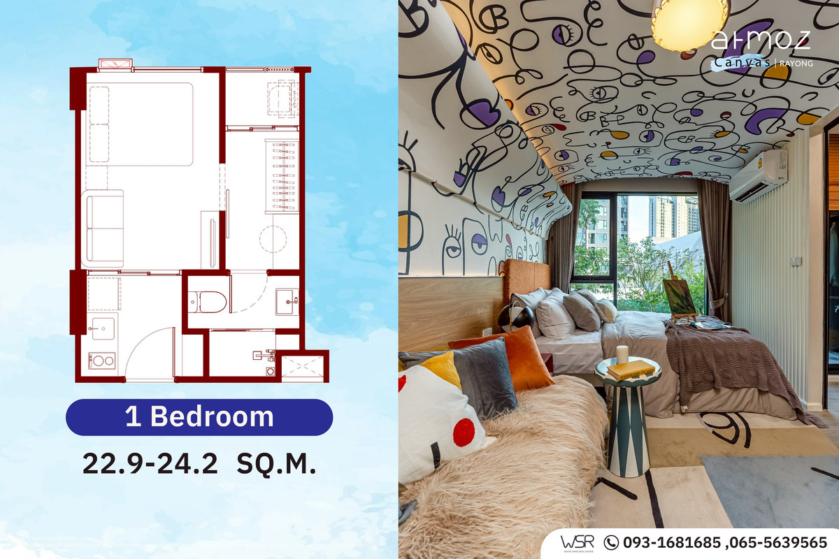For SaleCondoRayong : Starting at just 𝟏.𝟔𝟗 million baht* 𝐀𝐭𝐦𝐨𝐳 𝐂𝐚𝐧𝐯𝐚𝐬 𝐑𝐚𝐲𝐨𝐧𝐠 Reserve for only 1,000 baht🔥 within 14–15 Feb. This 🚘 Deal to get a JAECOO 5 EV*, get a fully furnished room, ready to move in. Inbox to register urgently!!! LINE : @condowsr