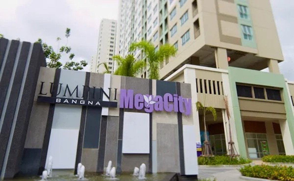 For SaleCondoBangna, Bearing, Lasalle : (Code SM1718) Condo for sale Lumpini mega city bangna: Lumpini Mega City Bangna near Mega Bangna.