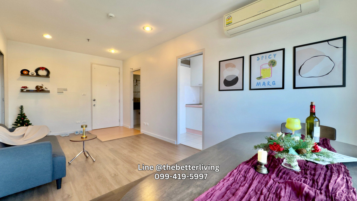 For SaleCondoRama3 (Riverside),Satupadit : For Sale Condo Rama 3 Corner Room 2BR+1 Fix Parking Ready to move in Near Sathorn , Asok