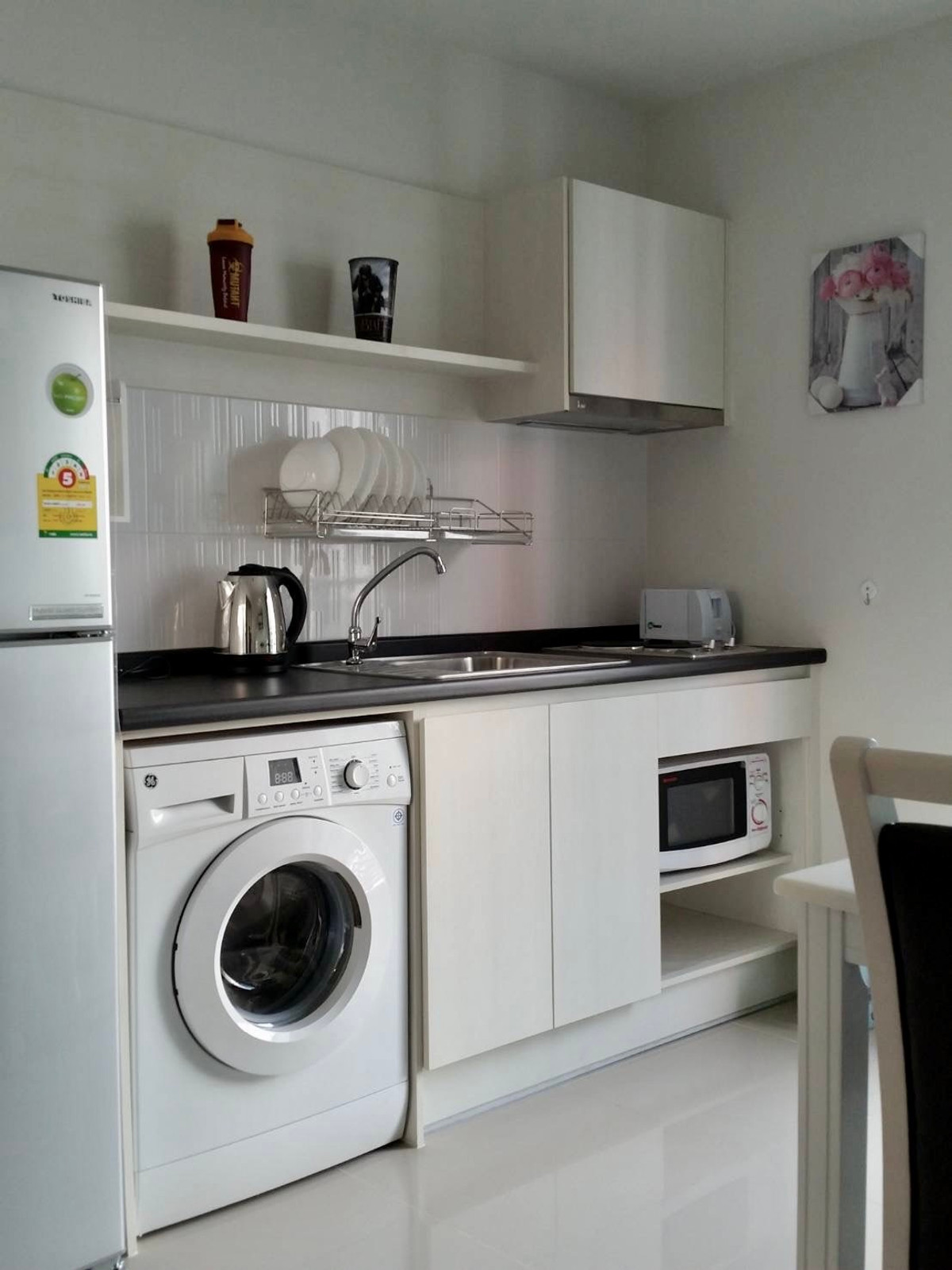 ให้เช่าคอนโดพระราม 9 เพชรบุรีตัดใหม่ RCA : ⚡ Hot Deal - Aspire Rama9 (2Bed 1Bath) Near MRT Rama9 | Fully furnished & Ready to move in  