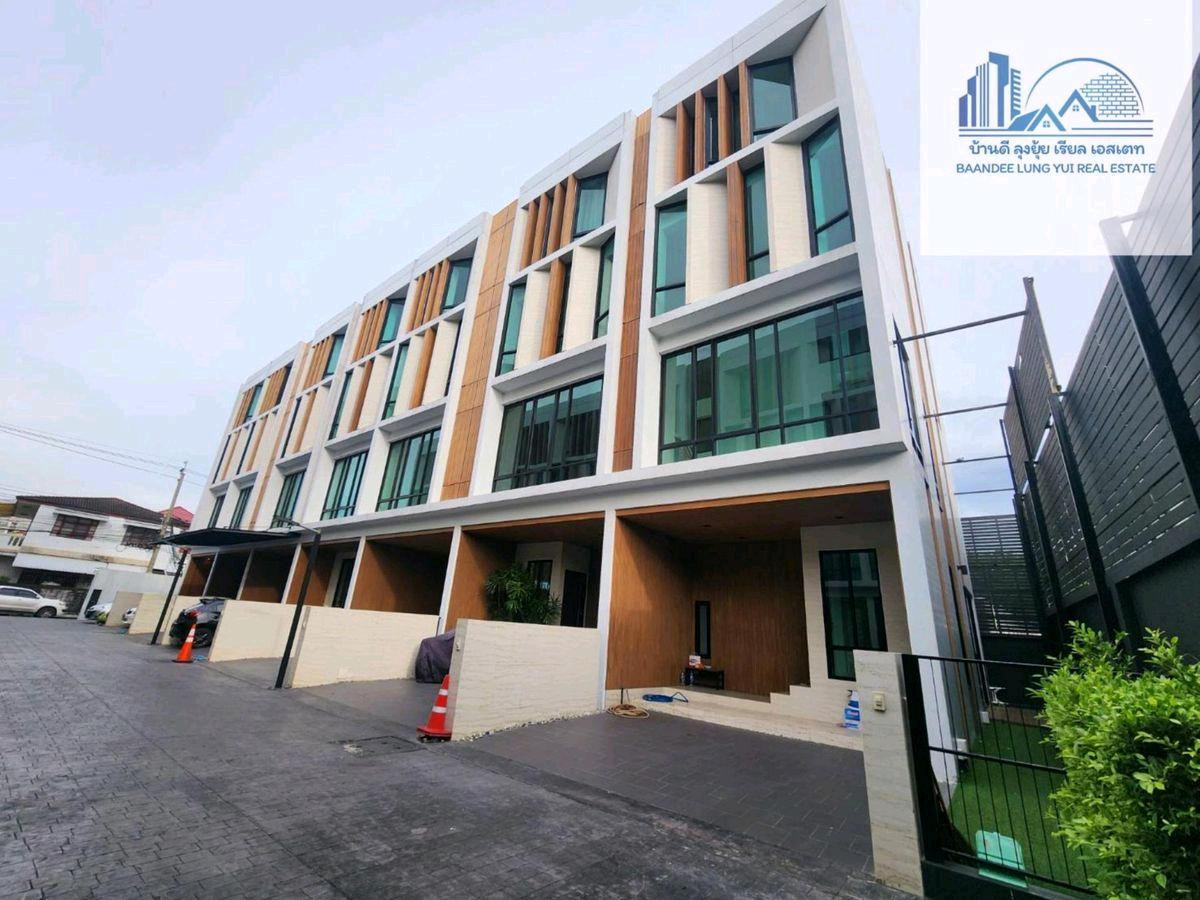 For RentTownhomeRatchadapisek, Huaikwang, Suttisan : Townhome for rent, The Author Ratchada 32, Can register Company 🎡💫💫