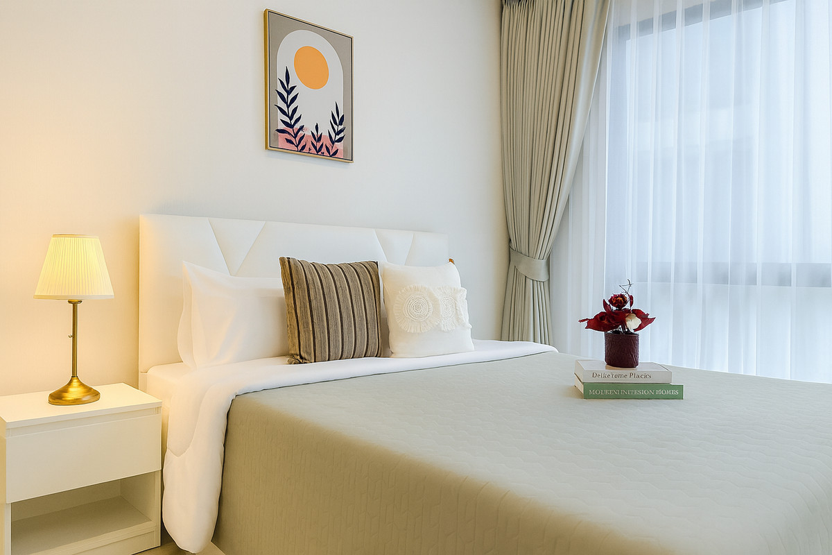 For RentCondoOnnut, Udomsuk : For rent: The Sky Sukhumvit Condo (33 sq m.), 1 bedroom, 1 bathroom, fully furnished, ready to move in.