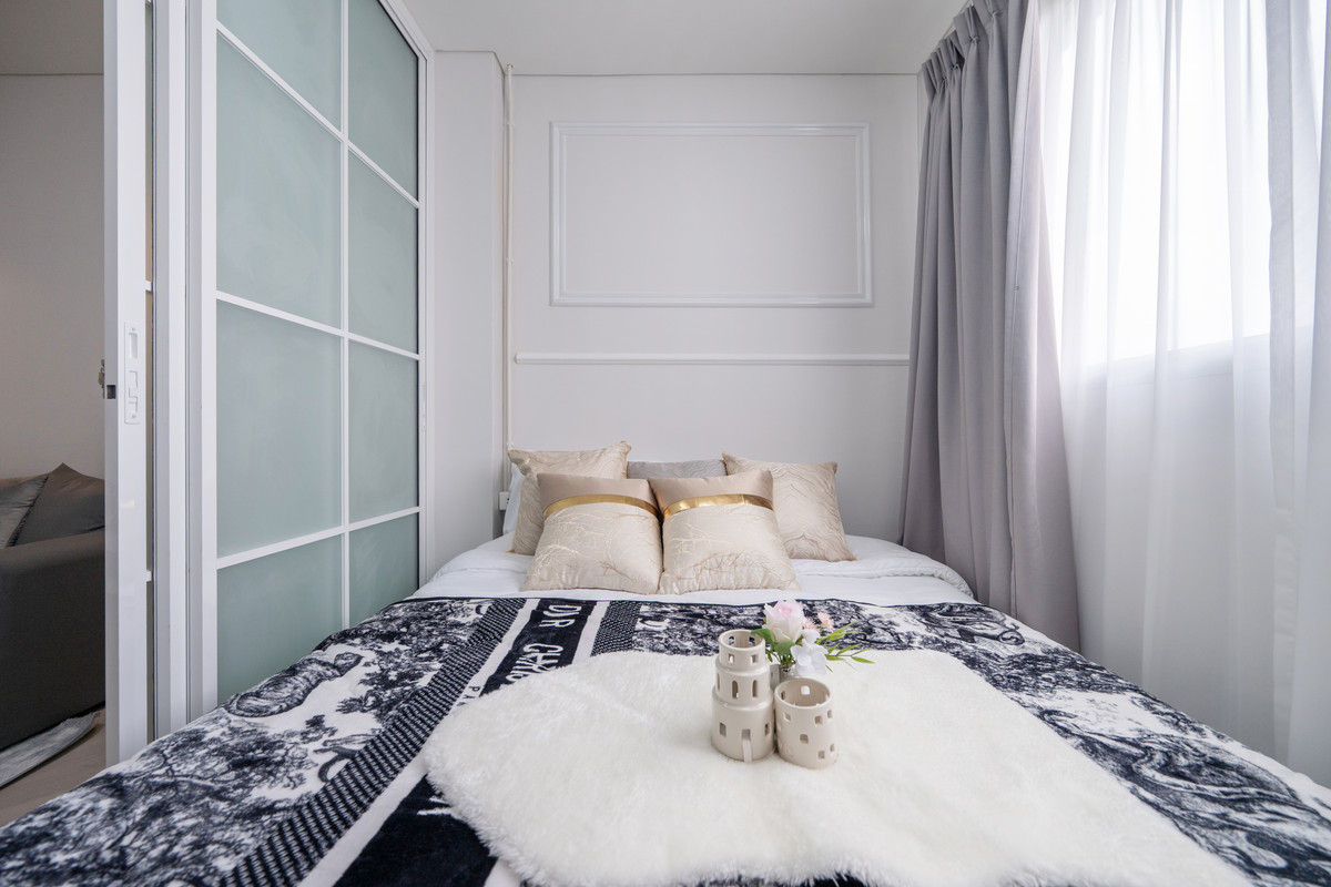 For SaleCondoLadkrabang, Suwannaphum Airport : Monthly installments starting at only 4000 baht/month, Lumpini Condo Town. Romklao-Suvarnabhumi Condo ready to move in Pack your clothes and move in now!!!