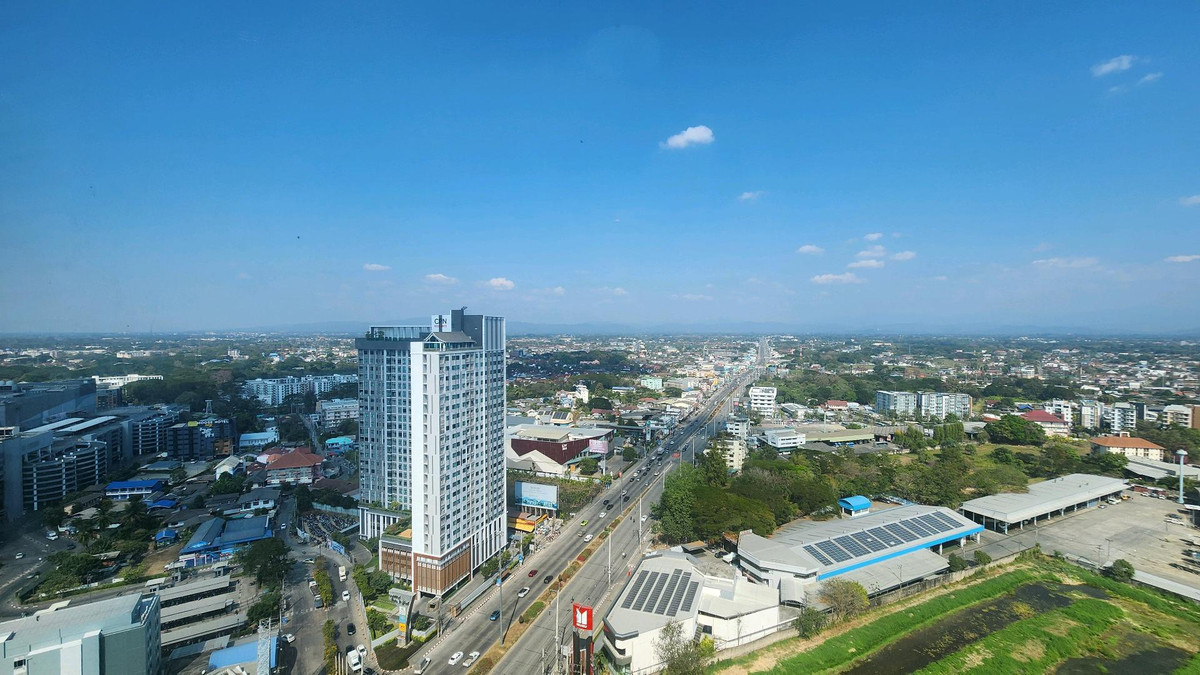 ให้เช่าคอนโดเชียงใหม่ : Supalai Monte 2 | ให้เช่า 1 ห้องนอน ไซต์ใหญ่ วิวสวย เห็นภูเขา และห้องมีโต๊ะทำงาน เอาฟูกมาใส่เพิ่มได้ สะดวกสะบาย เดินถึงเซ็นทรัล เฟส เชียงใหม่