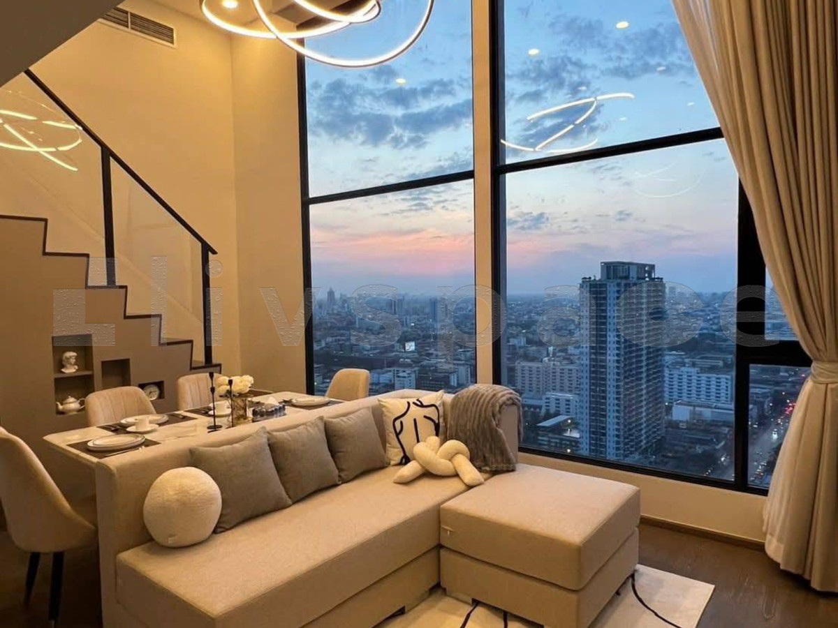 ขายคอนโดราชเทวี พญาไท : ▚ LF218ツ ขายพร้อมผู้เช่า: Park Origin Ratchathewi – 2 Bed Duplex 64 ตร.ม. 🏙️💰 ห้องมุมหายาก ส่วนตัวสูง วิวไม่บล็อก แต่งสวยจอดรถได้ 2 คัน ทำเลราชเทวี